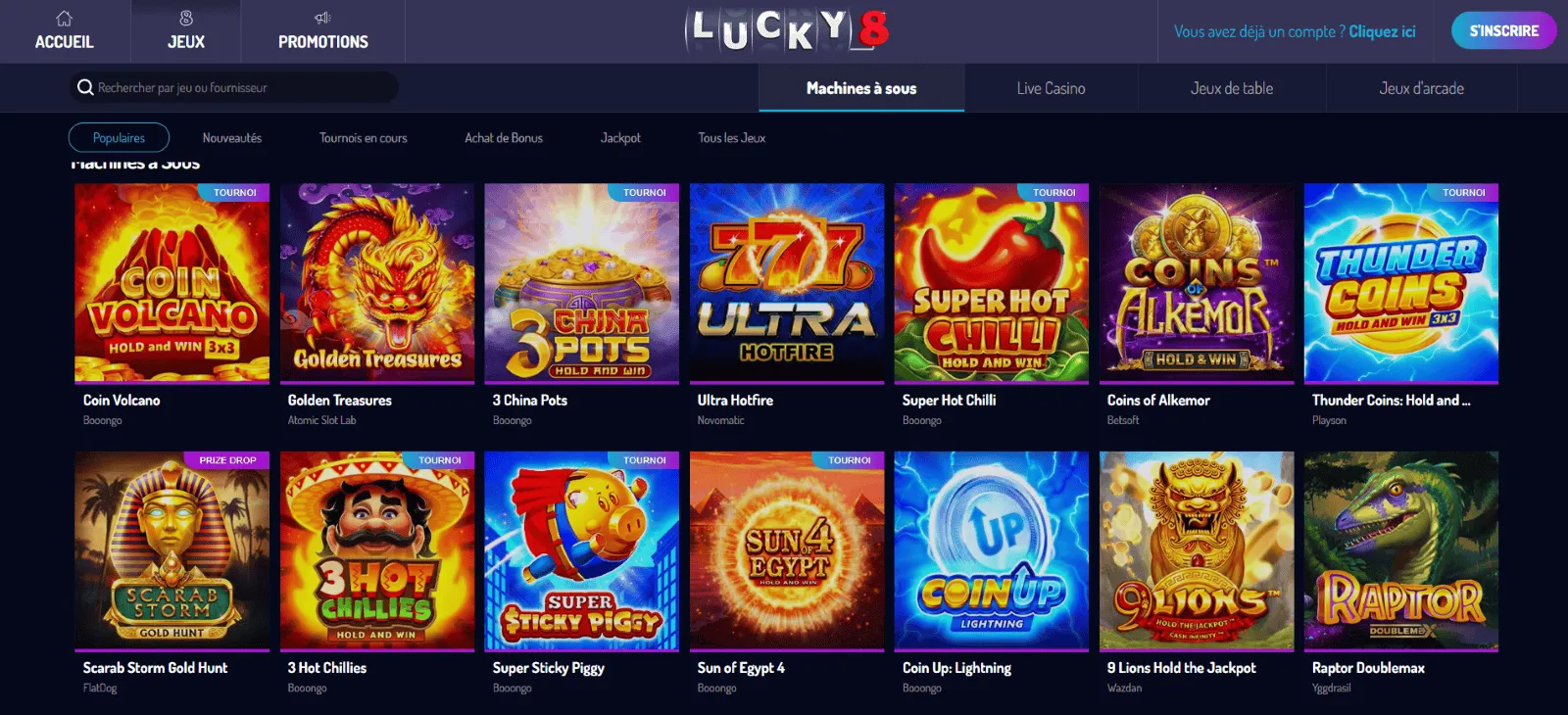 Lucky8 casino en ligne Lucky8 casino
