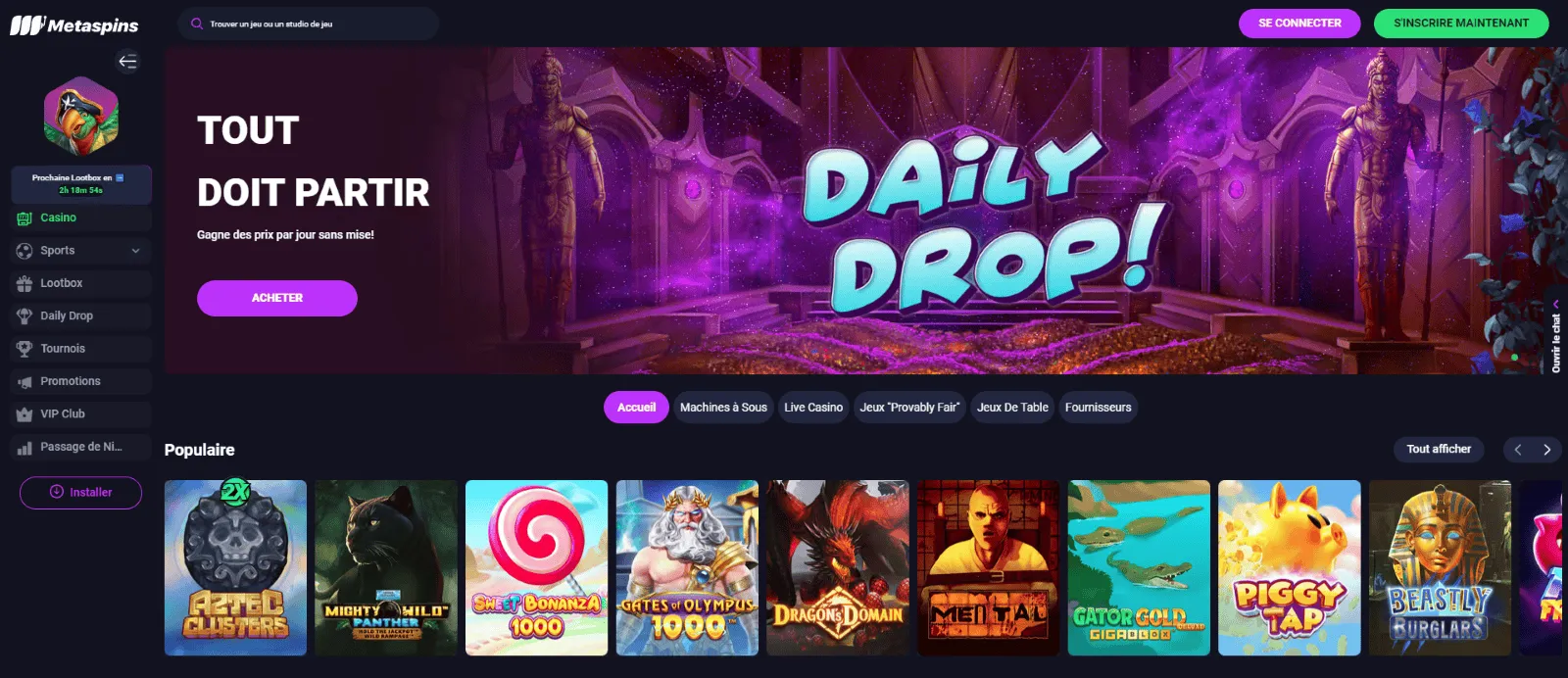 Metaspins casino Metaspins